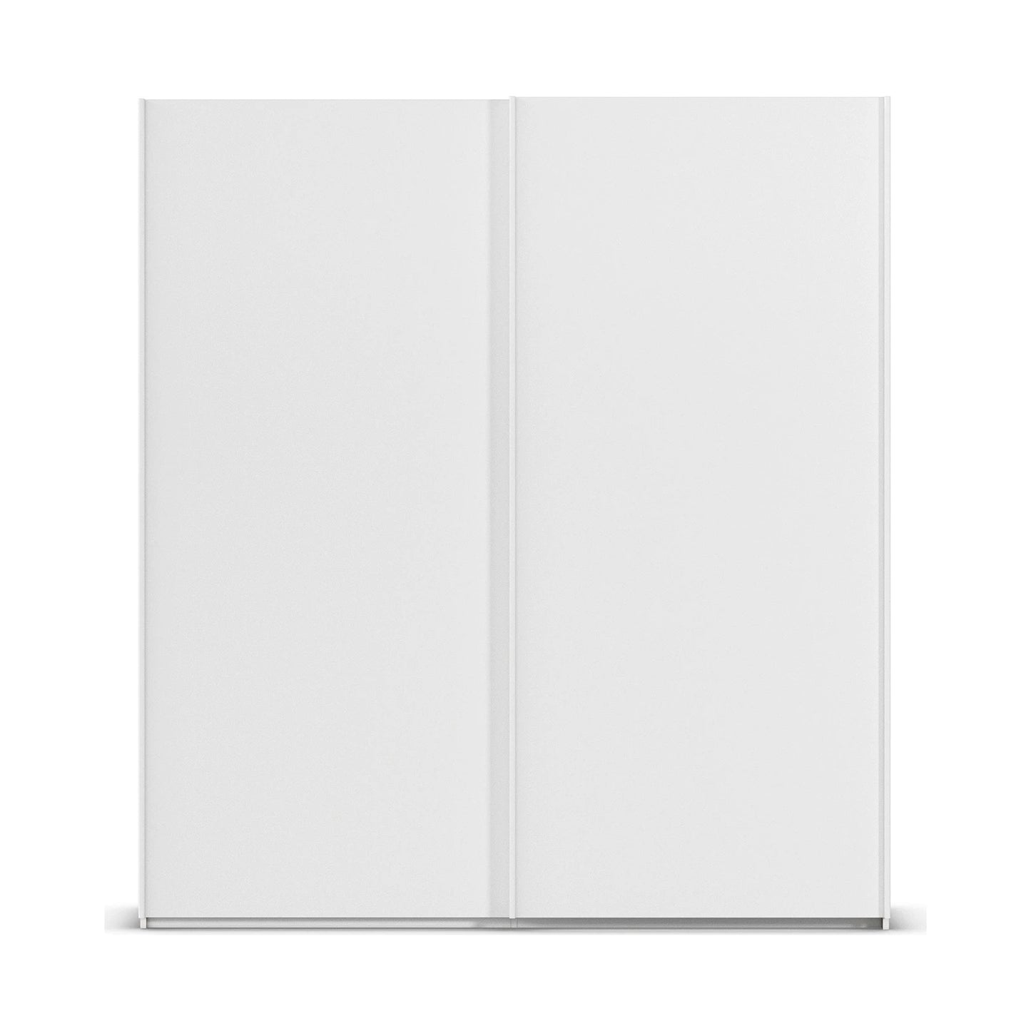 Rauch Taro 2 Door Sliding Wardrobe in Alpine White finish front view