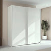 Rauch Taro 2 Door Sliding Wardrobe  in Alpine White finish modern bedroom