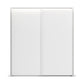 Rauch Taro 2 Door Sliding Wardrobe in Alpine White finish front view