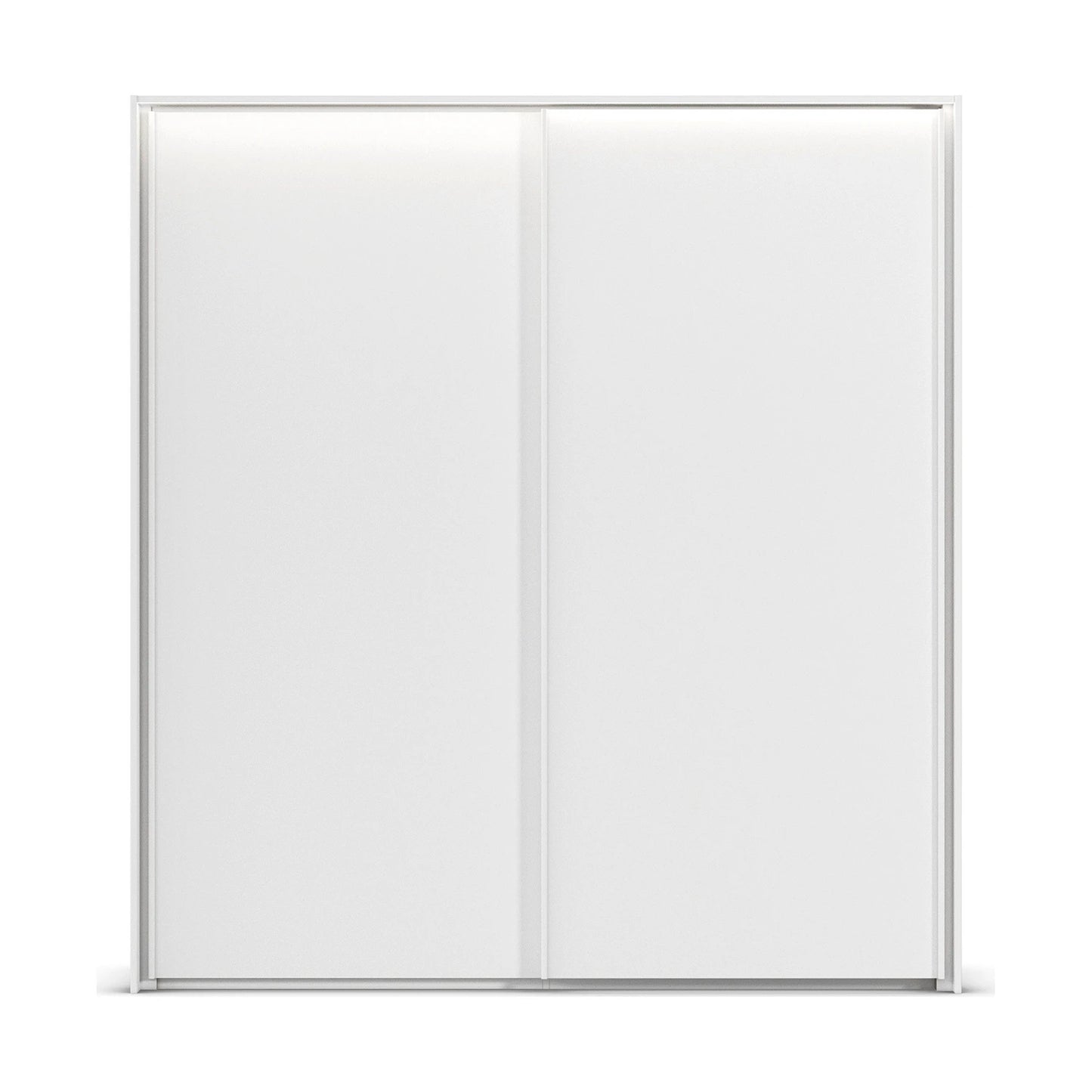 Rauch Taro 2 Door Sliding Wardrobe in Alpine White finish front view