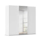 Rauch Taro 3 Door Sliding Wardrobe in Alpine White with central mirror door