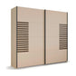 Vestro Champagne Decor Sliding Door Wardrobe