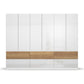 Winnipeg Alpine White 6 Door Wardrobe with Drawers - W271CM