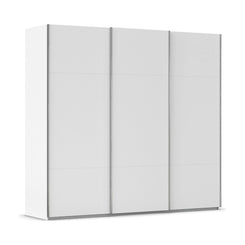 Rauch Contido 3 Door Sliding Wardrobe in White - Home Of Wardrobes