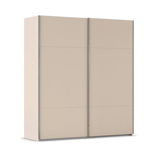 Rauch Contido 2 Door Sliding Wardrobe in Champagne - Home Of Wardrobes