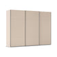 Rauch Contido 3 Door Sliding Wardrobe in Champagne - Home Of Wardrobes