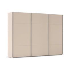 Rauch Contido 3 Door Sliding Wardrobe in Champagne - Home Of Wardrobes
