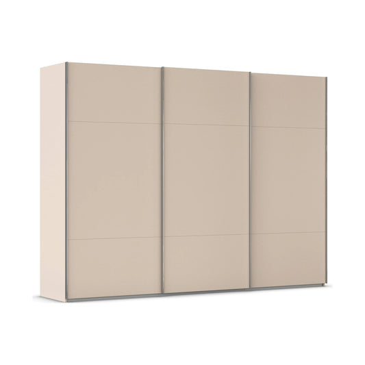 Rauch Contido 3 Door Sliding Wardrobe in Champagne - Home Of Wardrobes