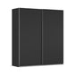 Rauch Contido 2 Door Sliding Wardrobe in Black - Home Of Wardrobes