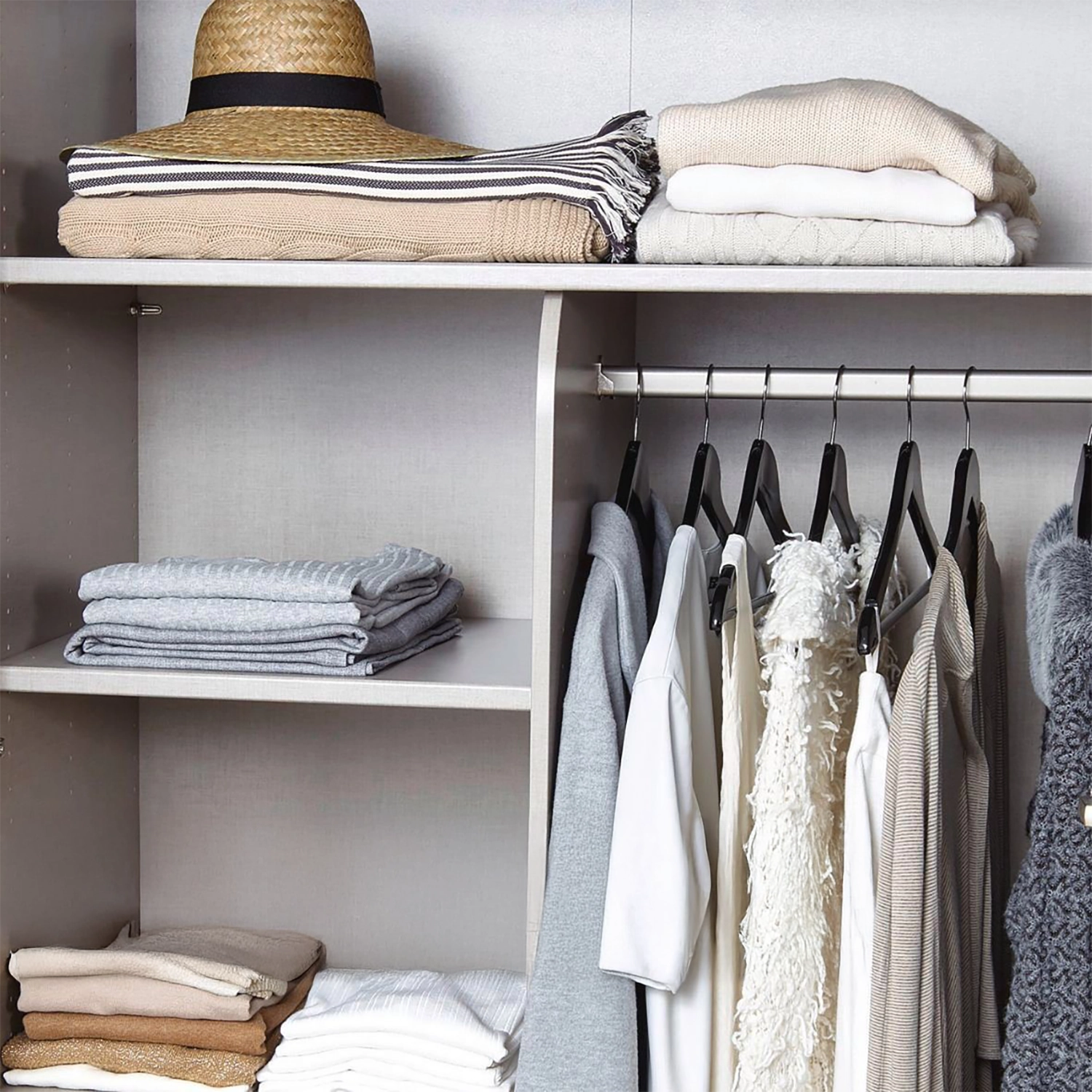 Lifestyle view of Rauch Contido 2 Door Sliding Wardrobe Interior