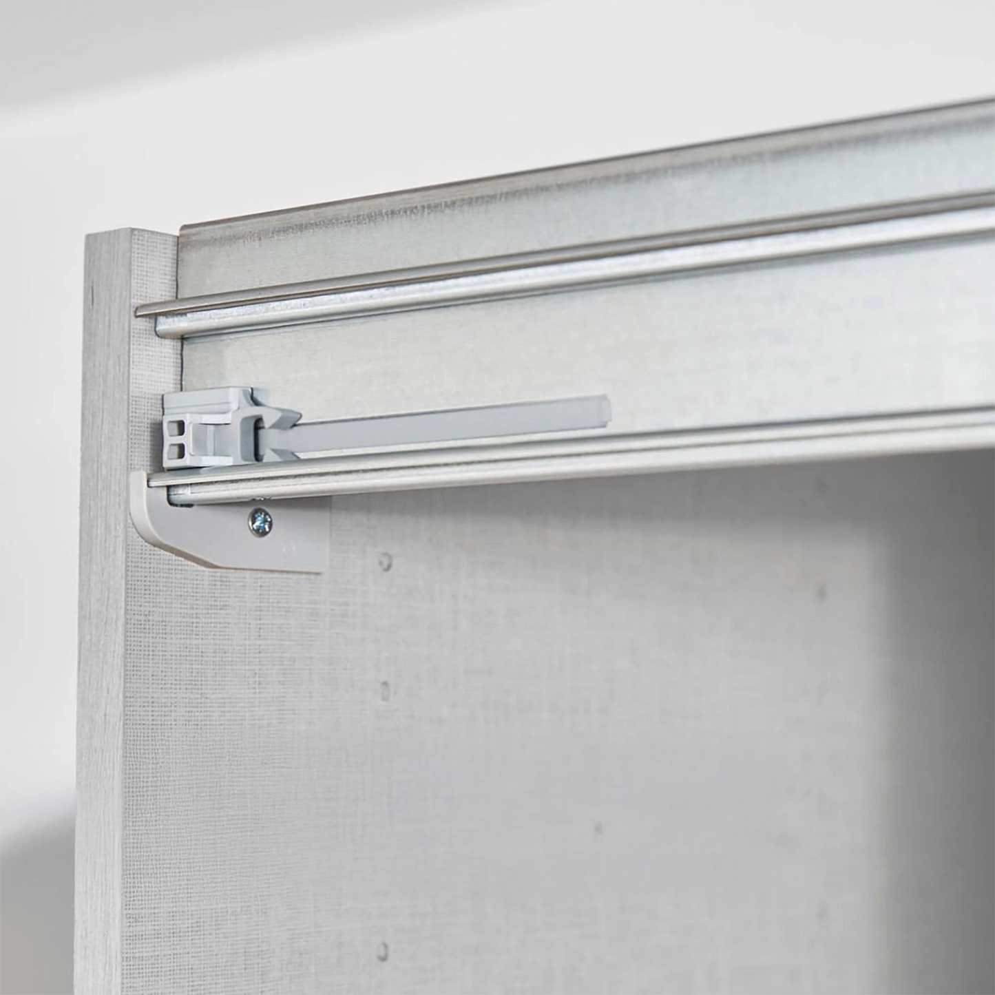 Interior Parts Closeup view of Rauch Contido 2 Door Sliding Wardrobe