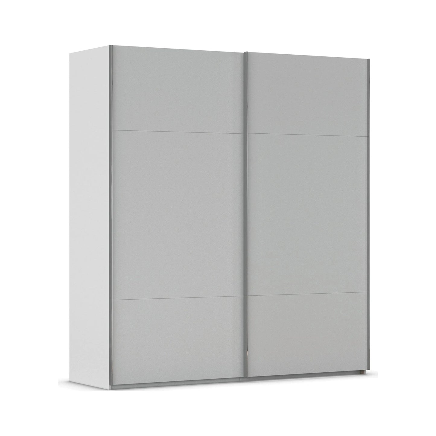 Rauch Contido 2 Door Sliding Wardrobe in Silk Grey - Home Of Wardrobes