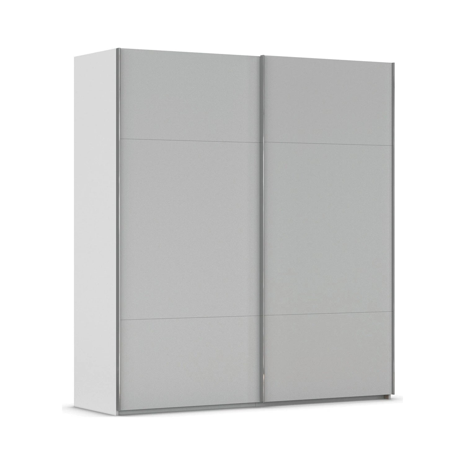 Rauch Contido 2 Door Sliding Wardrobe in Silk Grey - Home Of Wardrobes