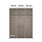 Clothing wardrobe with measurements 
