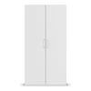Without Mirror Small White hinged Wardrobe