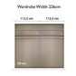 Rauch Lamela Hinged Door Wardrobe internal comparment view