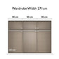 Rauch Lamela Hinged Door Wardrobe internal comparment view