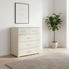 Rauch Impulse 2+3 Drawer Chest in Champagne styled in a modern room