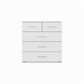 Rauch Impulse 2+3 Drawer Chest in White front view
