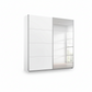 Rauch Impulse 2 Door 1 Mirror Door Sliding 181cm Wardrobe in White
