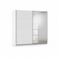 Rauch Impulse 2 Door 1 Mirror Door Sliding 181cm Wardrobe in White