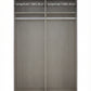 Rauch Impulse 2 Door Sliding Wardrobe 181cm  Internal Compartments