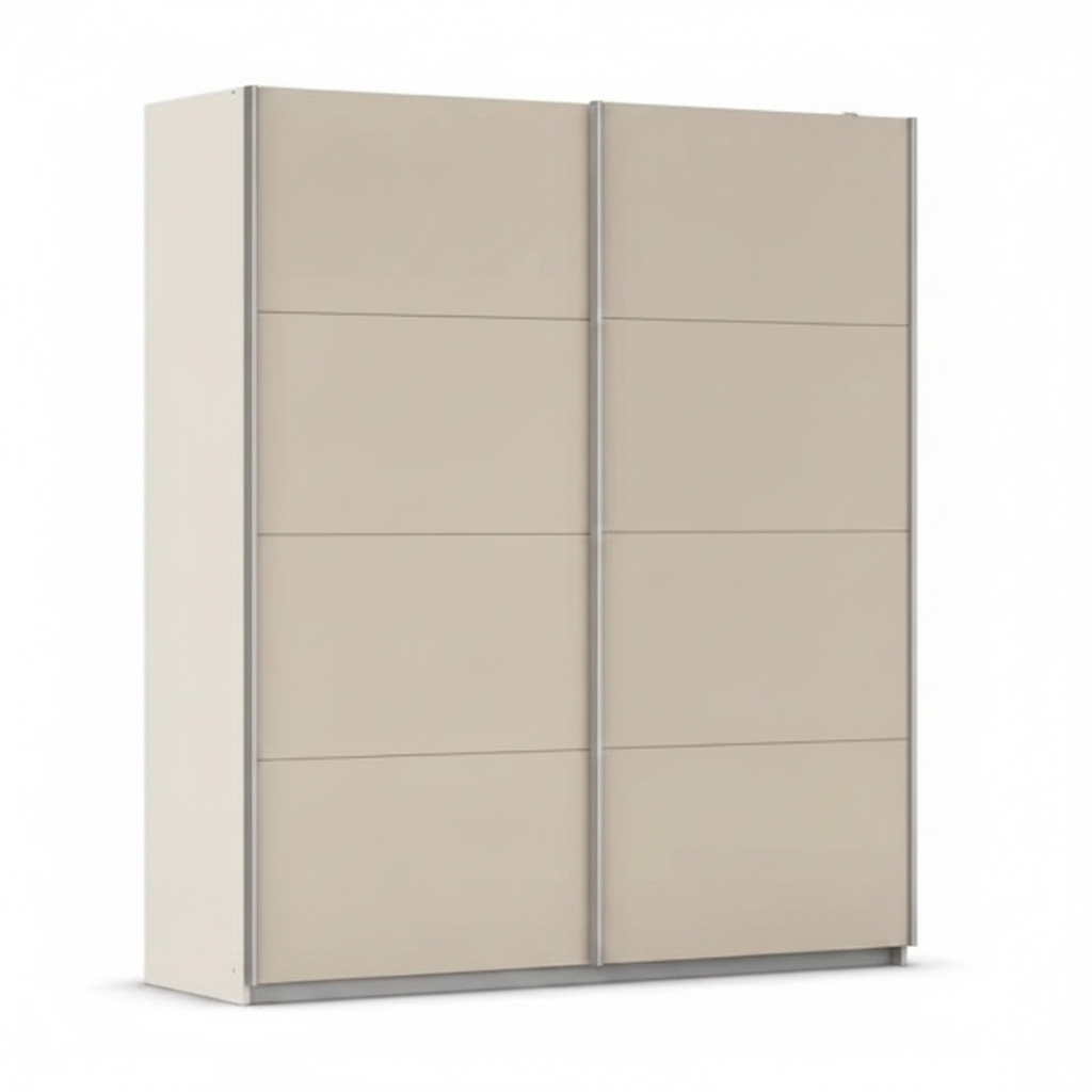 Rauch Impulse 2 Door Sliding Wardrobe 181cm in Champagne