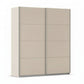 Rauch Impulse 2 Door Sliding Wardrobe 226cm in Champagne