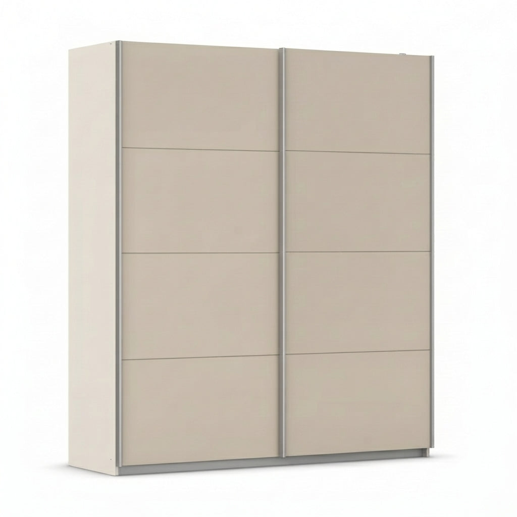 Rauch Impulse 2 Door Sliding Wardrobe 226cm in Champagne