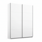 Rauch Impulse 2 Door Sliding Wardrobe 136cm in White