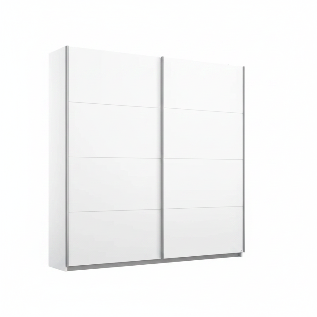 Rauch Impulse 2 Door Sliding Wardrobe 181cm in White