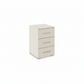 Rauch Impulse 3 Drawer Bedside Table in Champagne 