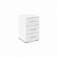 Rauch Impulse 3 Drawer Bedside Table in White 