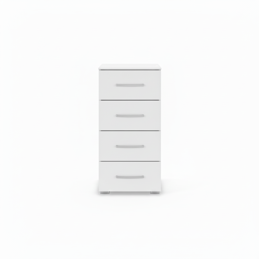 Rauch Impulse 4 Drawer Chest 40cm in White Front view