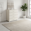 Rauch Impulse 4 Drawer Chest 80cm in Champagne styled in a modern room