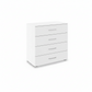 Rauch Impulse 4 Drawer Chest 80cm in White 
