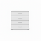 Rauch Impulse 4 Drawer Chest 80cm in White front view