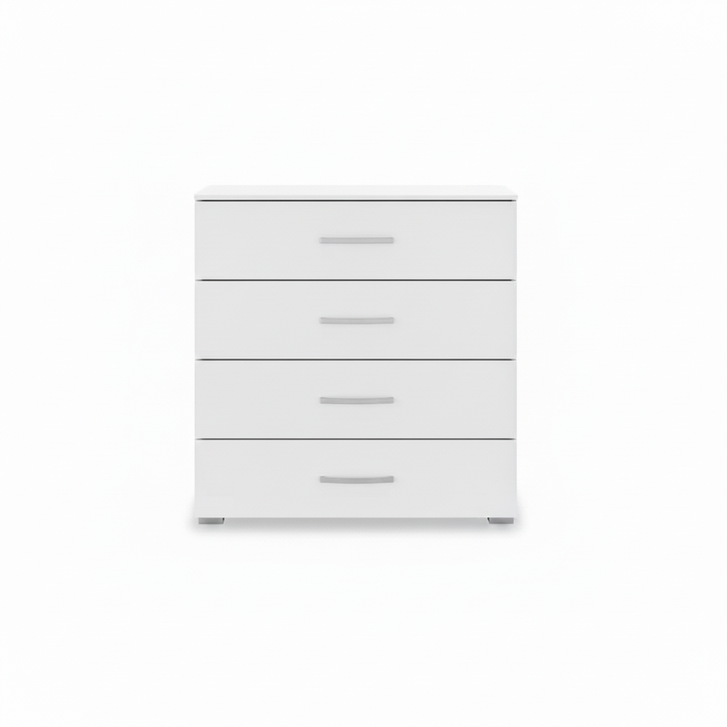 Rauch Impulse 4 Drawer Chest 80cm in White front view