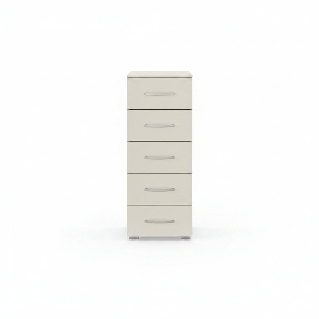 Rauch Impulse 5 Drawer Chest 40cm in Champagne front view 