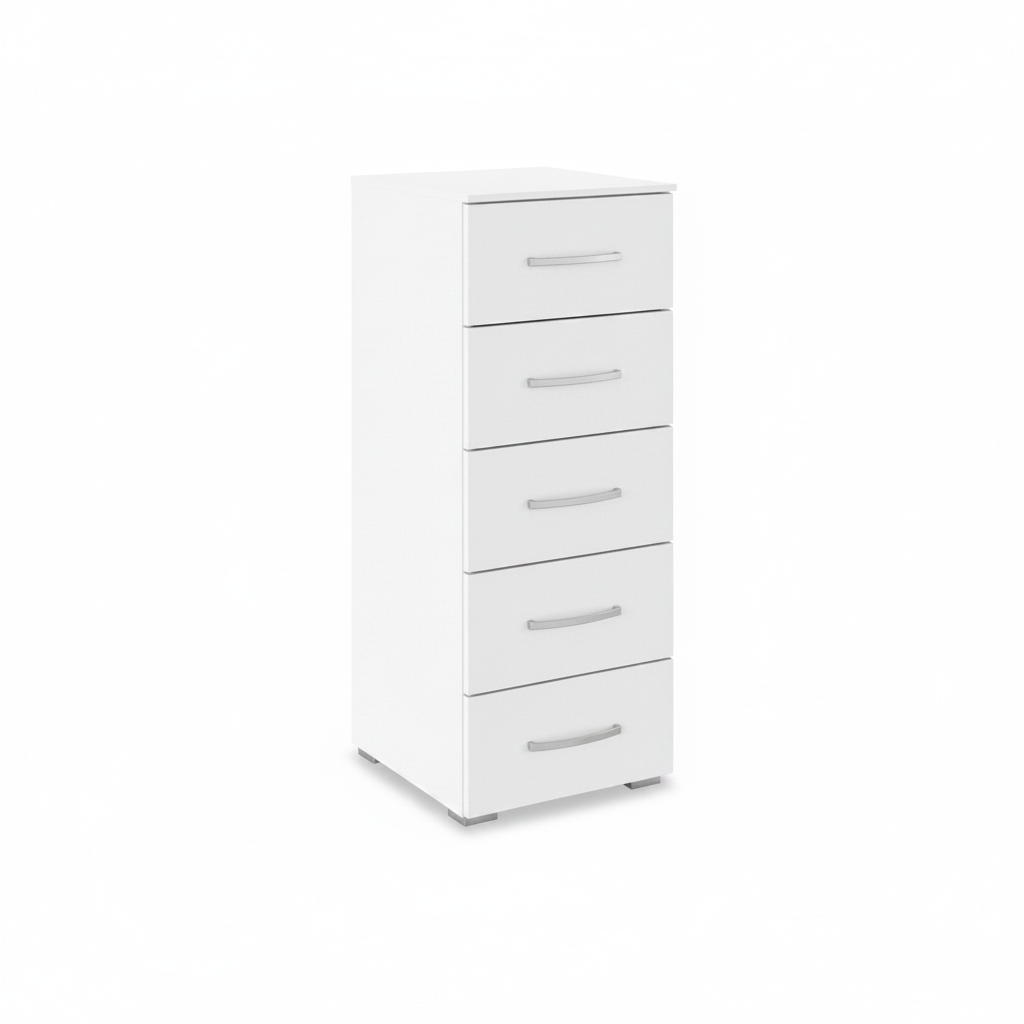 Rauch Impulse 5 Drawer Chest 40cm in White 