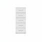 Rauch Impulse 5 Drawer Chest 40cm in White front view