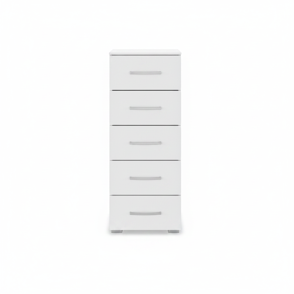 Rauch Impulse 5 Drawer Chest 40cm in White front view