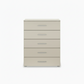 Rauch Impulse 5 Drawer Chest 80cm in Champagne front view