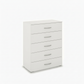 Rauch Impulse 5 Drawer Chest 80cm in White 
