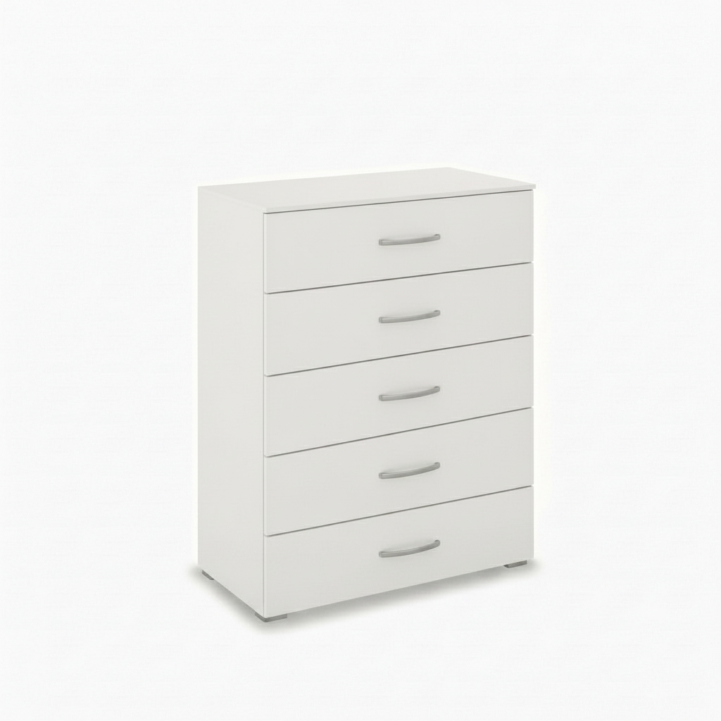 Rauch Impulse 5 Drawer Chest 80cm in White 