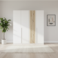 Rauch Lamela 4 door hinged wardrobe in Alpine White Front view