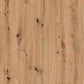 Rauch Subito 1 Decor Door & 1 Mirror Sliding Door Wardrobe in Oak Wood Closeup view