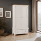 Richmond 2 Door 1 Drawer Wardrobe - Styled in a Bedroom