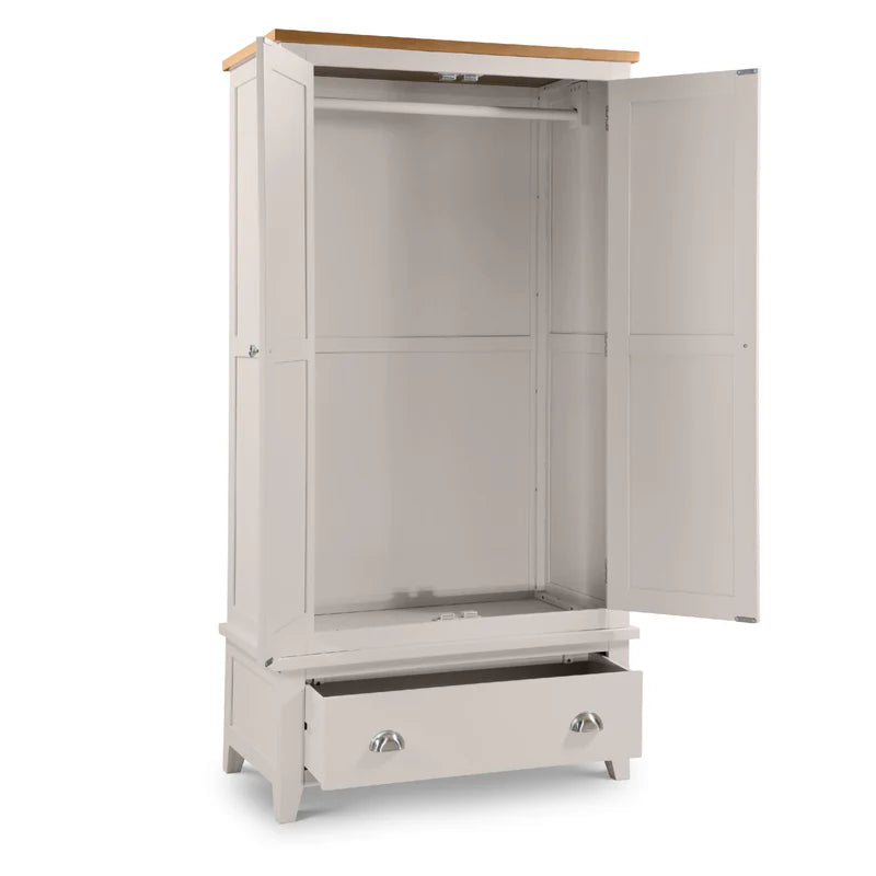Richmond 2 Door 1 Drawer Wardrobe - Internal Compartment