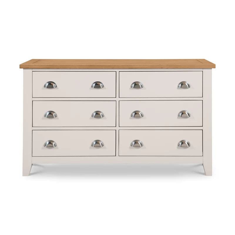 Richmond 6 Drawer Wide Chest - Front view